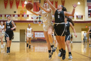 Trinity's Jenna Barnett leads romp of Clay-Battelle 73-46